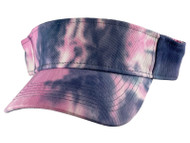 Top Headwear Fashion Tie-Dye Open Back Cotton Clip Sun Visor