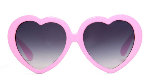 Gravity Shades Oversized Heart Shaped Sunglasses