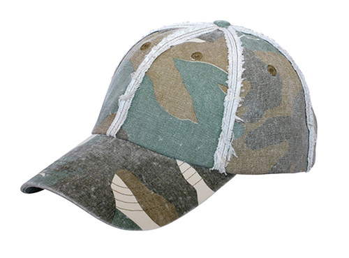Low Profile Fashion Camo Cap - Olive