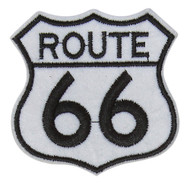 Route 66 Road Sign Patch (2.5 x 2.5 Inches)