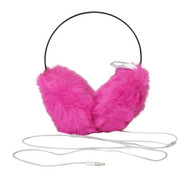 Women's Soft Faux Fur Neon Earmuff Headphones
