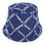 Top Headwear Fashion Vintage Jean Denim Bucket Hat