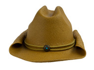 Top Headwear Women's Roll Up Cowboy Hat Natural
