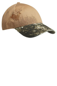 Port Authority - Embroidered Camouflage Cap, Mossy Deer