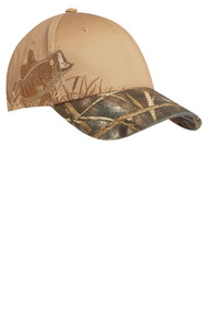 Port Authority - Embroidered Camouflage Cap, Real Bass
