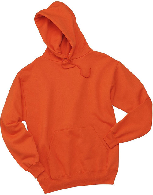 Jerzees Adult Double Lined Hooded Pullover, Burnt Orange, X-Large