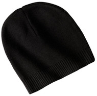 Port Authority Cotton Beanie Cap, Black