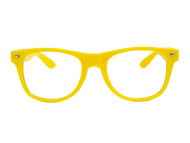 Nerd Sunglasses Classic Clear Lens Yellow