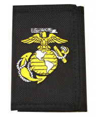 United States Semper Fi Marine Corps Eagle Nylon Hook & Loop Wallet