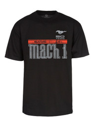 Men's Mustang Mach 1 Short-Sleeve Black T-Shirt
