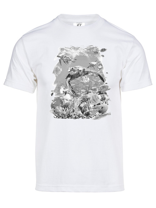Mens Turtle Solar Magic Color Changing Short-Sleeve T-Shirt