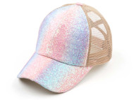 Top Headwear Kids Ponytail Criss Cross Ponycap Baseball Trucker Hat