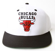 Adidas Chicago Bulls Flatbill Snapback Hat + GT Sweat Wristband- Black