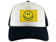 Gravity Threads Smile Rectangle Adjustable Trucker Hat