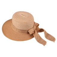 Chic Headwear Swirl Paper Braid Sun Hat