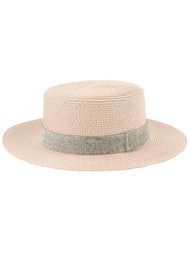 Top Headwear Paper Braid Top hat w/ Stone Strip