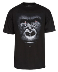 Men's Gorilla Face Short-Sleeve T-Shirt - Black
