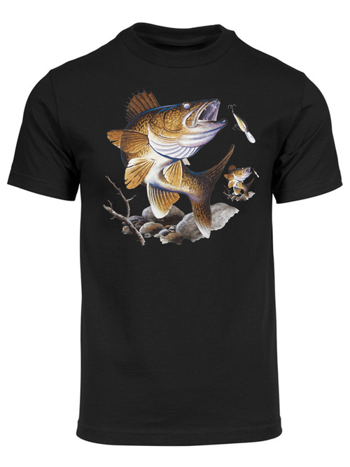 Gravity Trading Mens Sea Bass Short-Sleeve T-Shirt