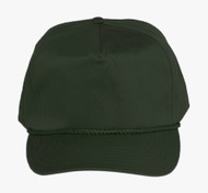 Cotton Twill Golf Cap - Dark Green
