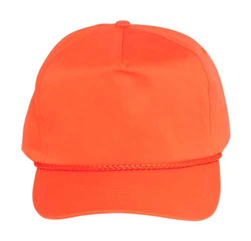 Cotton Twill Golf Cap - Orange