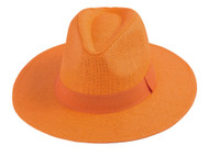 Top Headwear Panama Upturn Paper Braid Wide Brim Fedora Hat