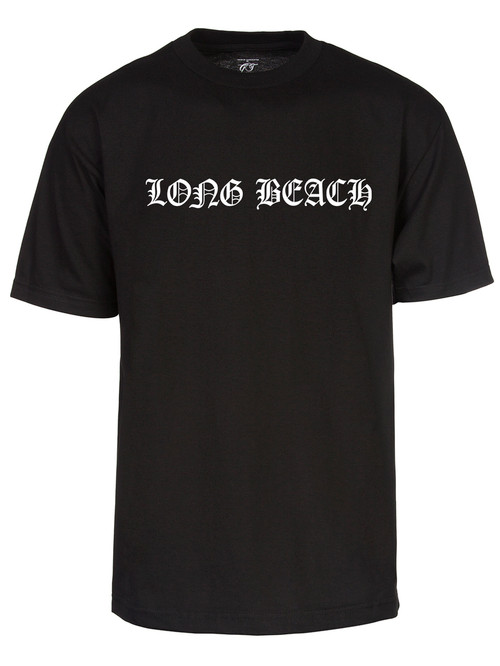 Mens Long Beach Olde English Short-Sleeve T-Shirt