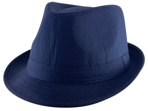 Top Headwear Solid Color Fedora Hat