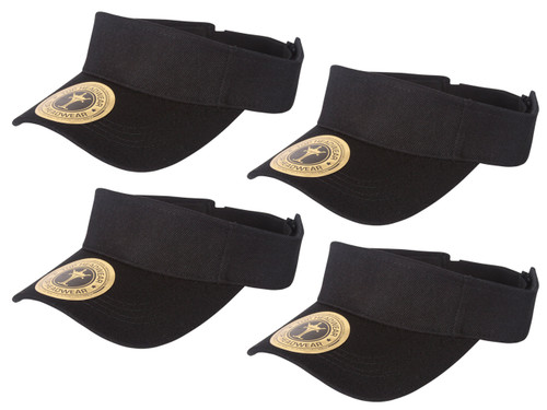 TopHeadwear 4 Pack Youth Size Sun Visor