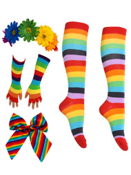 Gravity Trading LGBTQ Pride Rainbow Fingerless Gloves Pride Kits