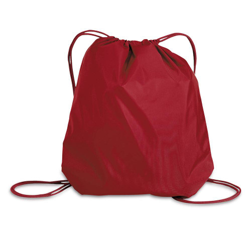 Port Authority Cinch Pack With Mesh Trim, Chili Red, One Size