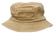Top Headwear Cotton Bucket Hat w/ Pocket