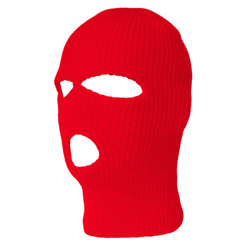 TopHeadwear's 3 Hole Face Ski Mask, - Red
