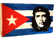Che Quevare with Cuba 3' x 5' Flag