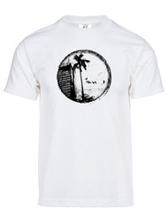 Gravity Trading Mens Sunset Palm Tree Solar Magic Changing Short-Sleeve T-Shirt