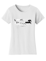 Gravity Trading Womens Mustang Solar Magic Changing Short-Sleeve T-Shirt