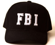 Basic FBI Text Style Hat - Black