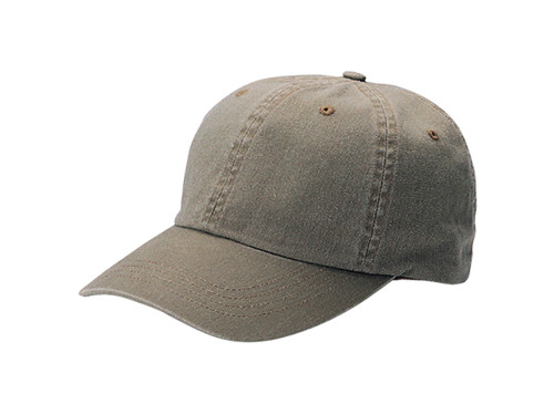 Low Profile Dyed Cotton Twill Cap - Olive