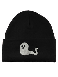 Gravity Trading Floating Ghost Embroidery Cuffed Beanie