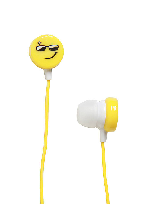 Happy Face Earbud Headphones
