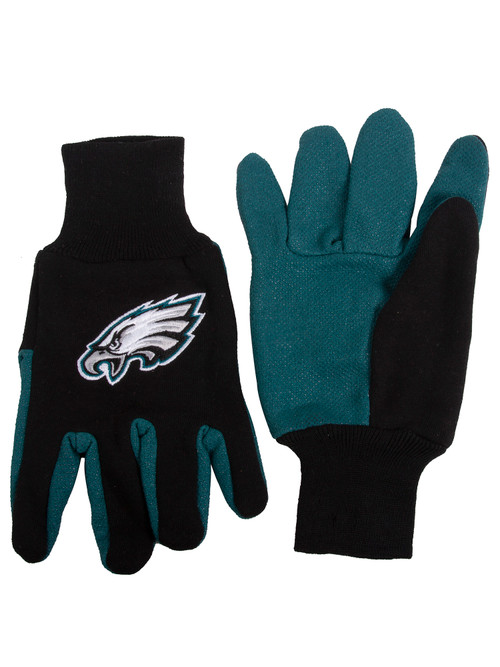 Embroidered Logo Sports Utility Gloves NFL, Philadelphia Eagles Black
