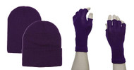 GT Winter Kit - Long Beanie + Short Beanie + Fingerless Gloves