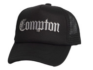 Top Headwear Youth Boys Kids Compton LA Snapback Trucker Cap Black