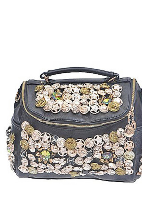 Womens Hip-Hop Pins Handbag