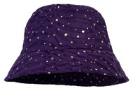 Top Headwear Womens Glitter Bucket Hat- Fashion Bling Sequin Hat