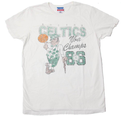Junk Food NBA Celtics Men's Steel T-shirt