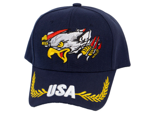 Top Headwear Mens' USA Screaming Eagle Hat, Navy