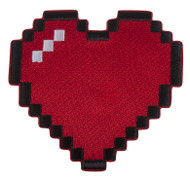 80s Video Game Pixelated Heart Patch