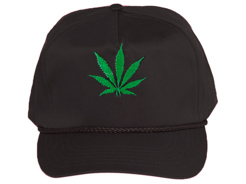 Gravity Threads Marijuana Leaf Cotton Twill Cap