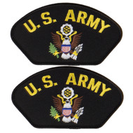United States Military US Army Veteran Iron On Patch Only 2 Pieces