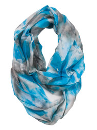 Womens Feather Weight Tie-Dye Soft Scarf